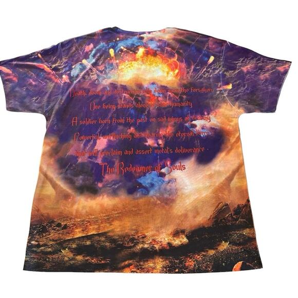 Sublivie Judas Priest 'The Redeemer of Souls' Lyrics Heavy Metal Band Tee Shirt - Picture 2 of 7